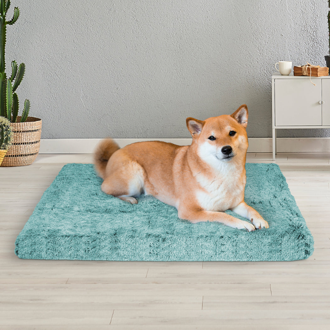PaWz Dog Mat Pet Calming Bed Memory M Green Medium-1910112984336830470