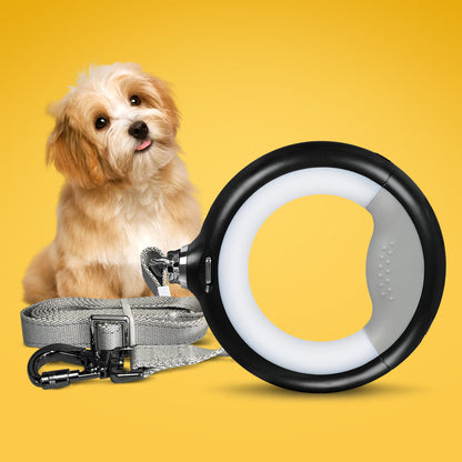 PaWz LED Dog Leash Lead Walking Rope Black-1910112481217482758