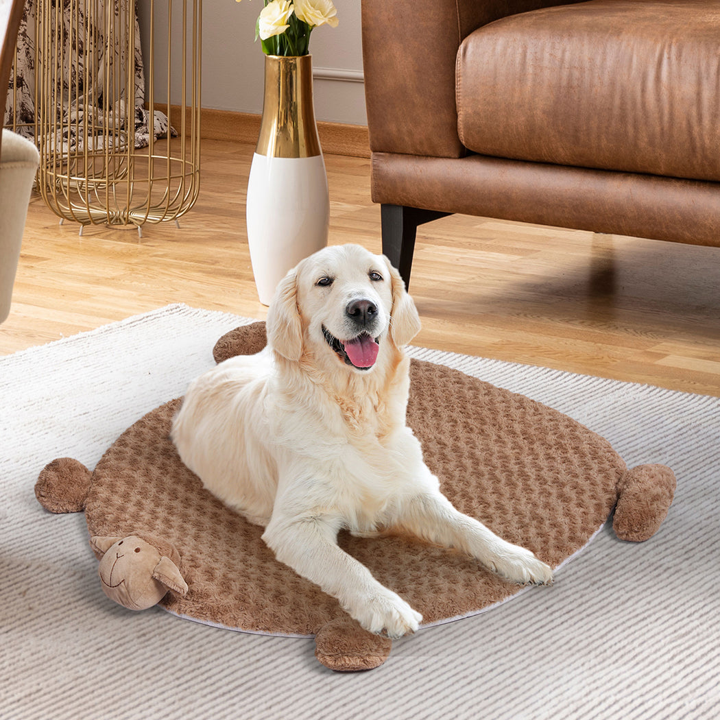 PaWz Pet Bed Cat Calming Bed Dog Squeaky M Tan Medium-1910112965097558022