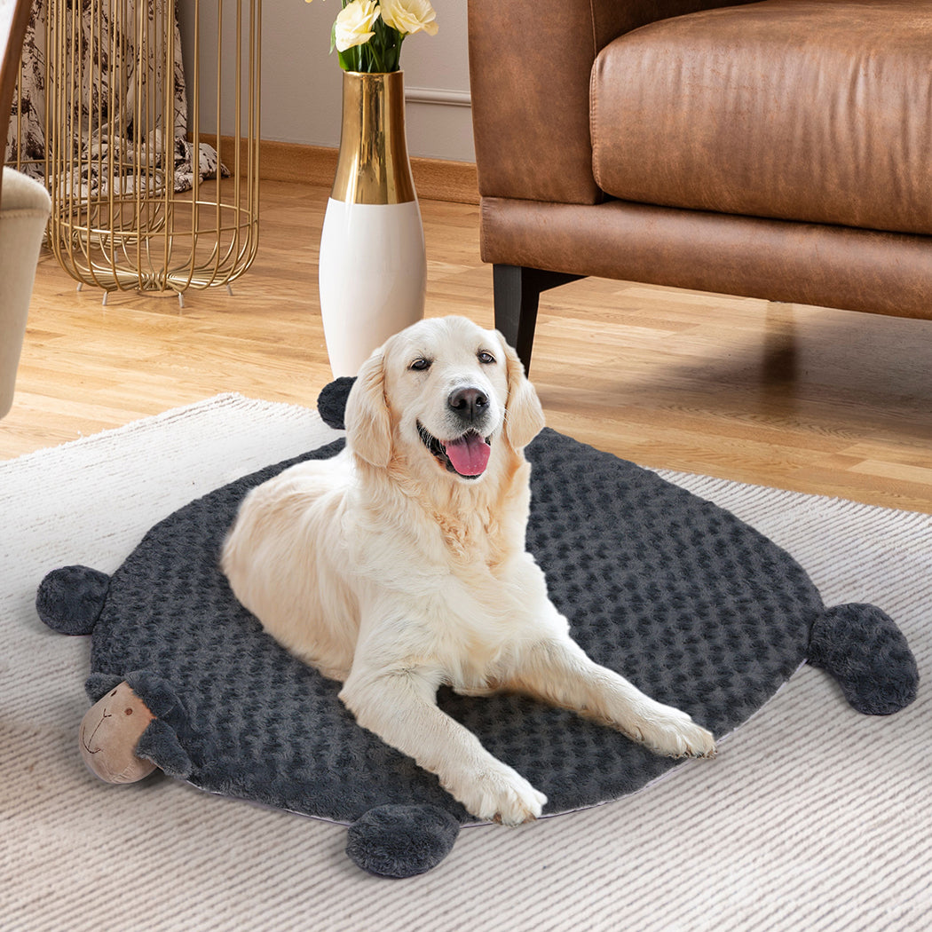 PaWz Pet Bed Cat Calming Bed Dog Squeaky M Charcoal Medium-1910112964594241542