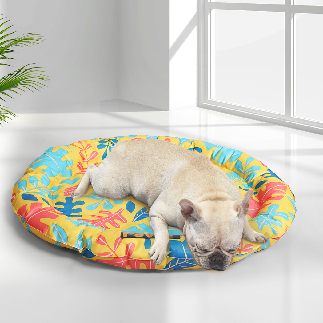 PaWz Pet Cool Gel Mat Cat Bed Dog Bolster L Large-1910112974350192646