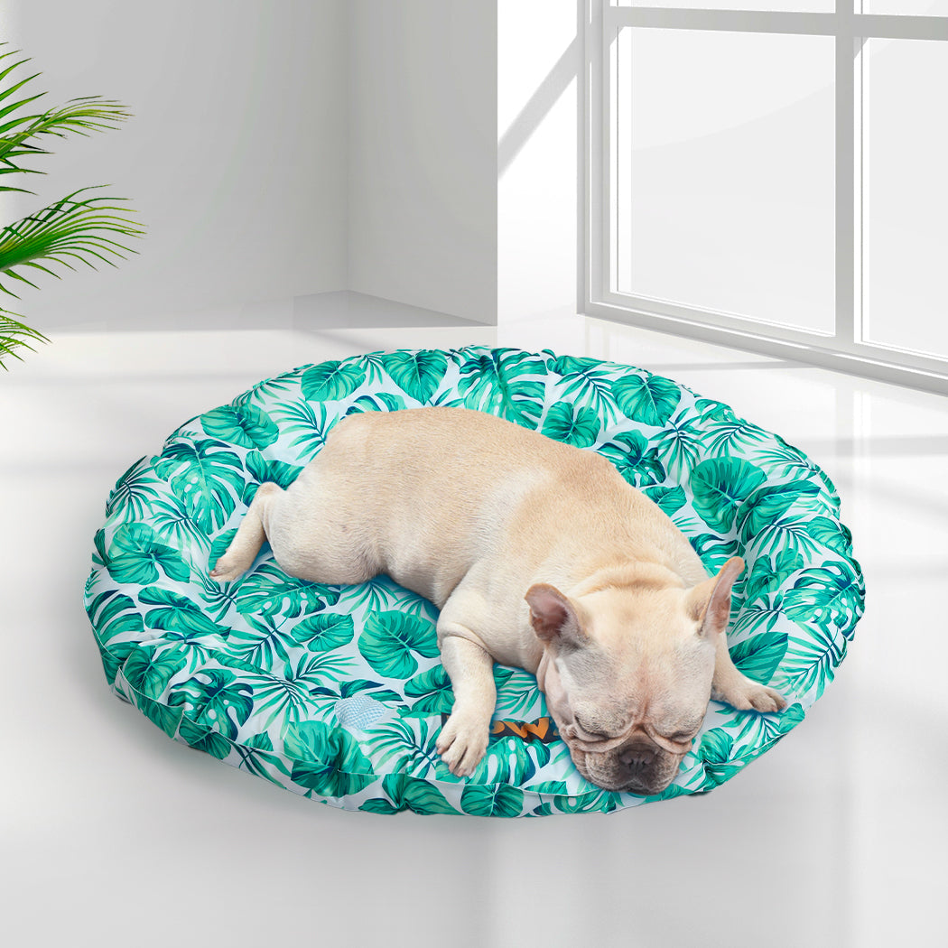 PaWz Pet Cool Gel Mat Cat Bed Dog Bolster M Medium-1910112974920617990