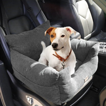 PaWz Pet Car Booster Seat Dog Protector M Grey Medium-1910112476582776839
