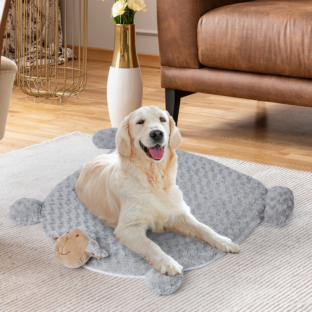 PaWz Pet Bed Cat Calming Beds Dog Squeaky L Grey Large-1910112964086730758