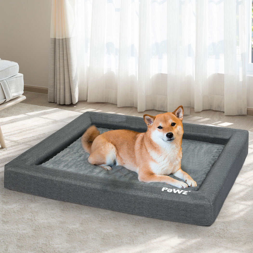 PaWz Memory Foam Pet Bed Calming Dog L Large-1910112479950802950