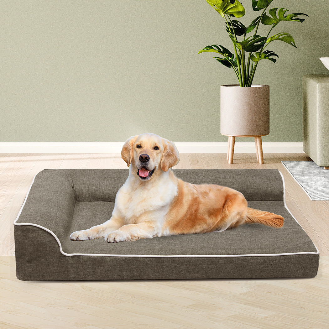 Pawz Orthopedic Dog Bed XL Coffee-1910112253030567942