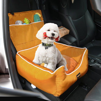 PaWz Pet Car Seat Travel Safety Carrier Orange-1910112480844189703