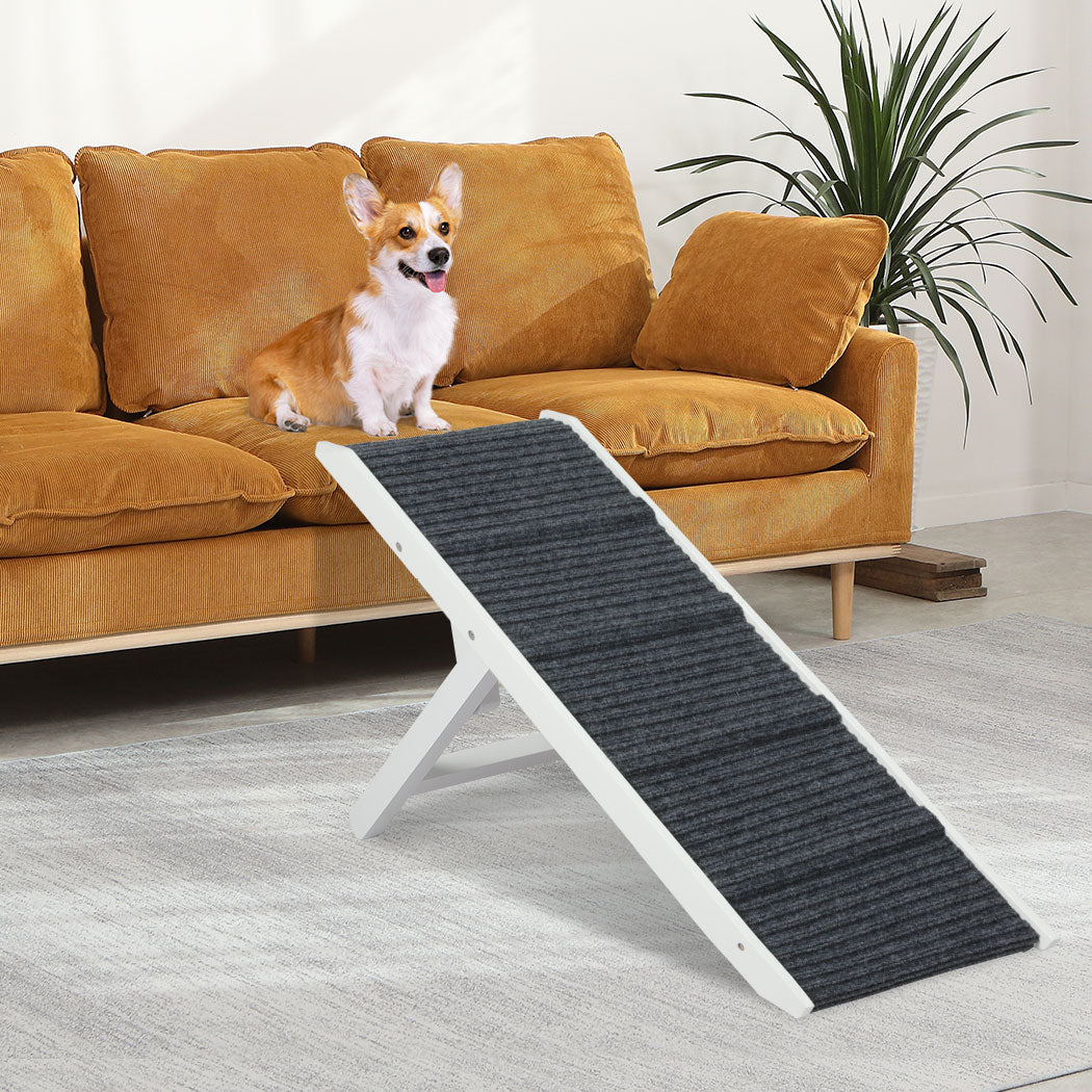 PaWz Adjustable Dog Ramp Height Stair White-1910112466059268102