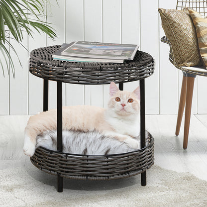 PaWz Rattan Pet Bed Elevated Raised-1910112971720364038