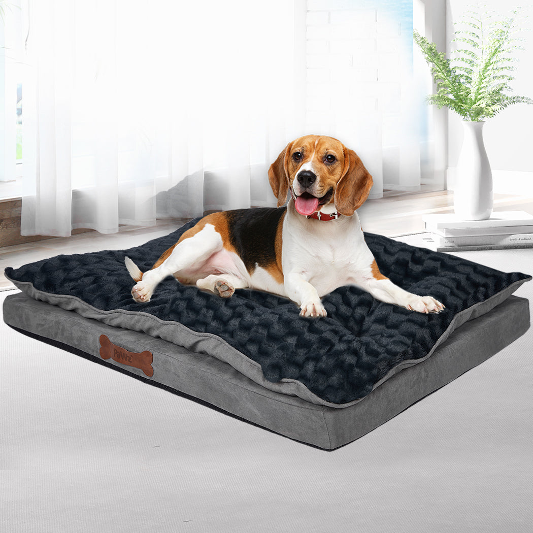Dog Calming Bed Warm Soft Plush Comfy S Grey Small-1910112966888525830