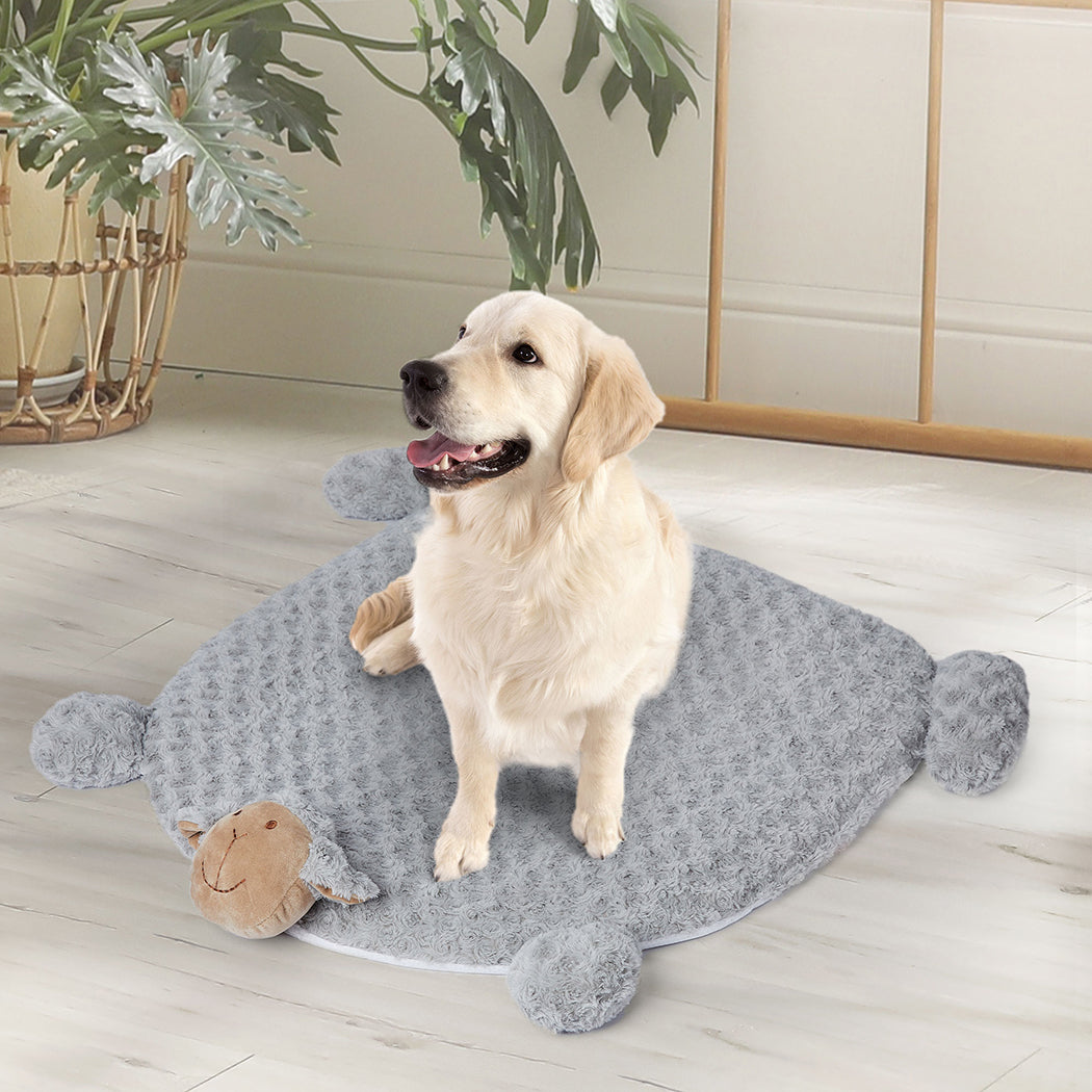 PaWz Pet Bed Cat Calming Beds Dog Squeaky L Grey Large-1910112964086730759