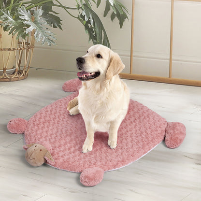 PaWz Pet Bed Cat Calming Bed Dog Squeaky M Pink Medium-1910112964929785863