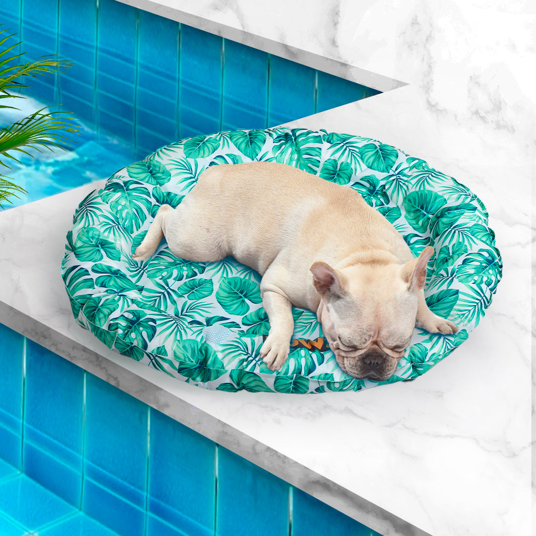 PaWz Pet Cool Gel Mat Cat Bed Dog Bolster M Medium-1910112974920617991