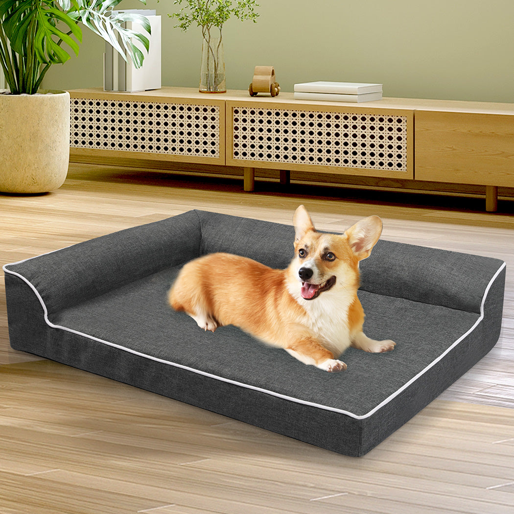 Pawz Orthopedic Dog Bed L Grey-1910112251738722311