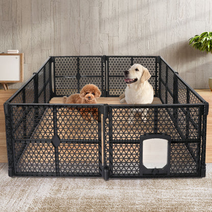 PaWz Pet Playpen Folding Dog Plastic L Large-1910112978359947271