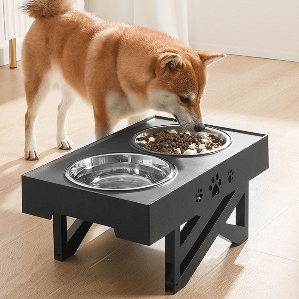 PaWz Elevated Pet Feeder Food Water-1910112981119799303