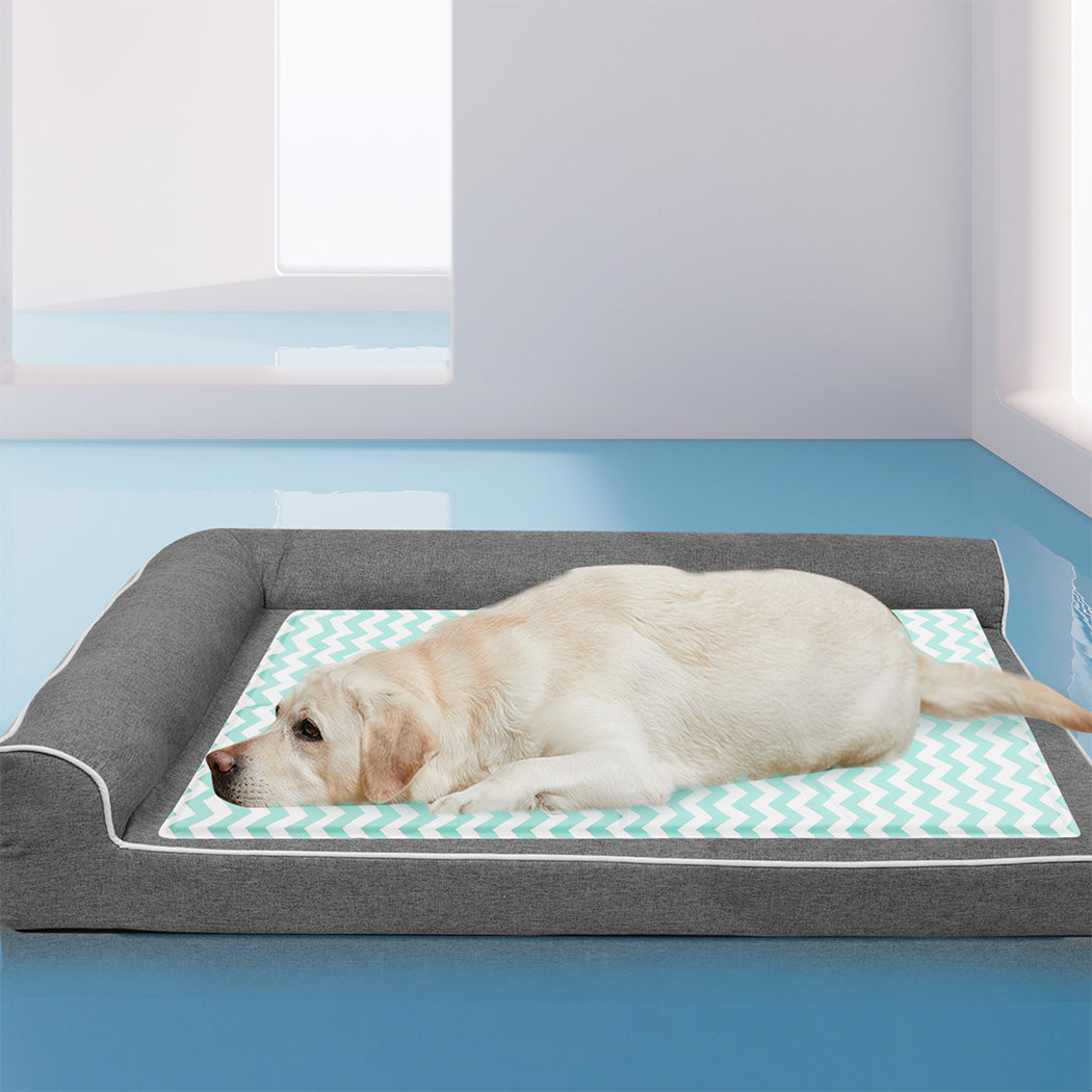 Pawz Pet Cooling Mat XL Green-1910112257631719431