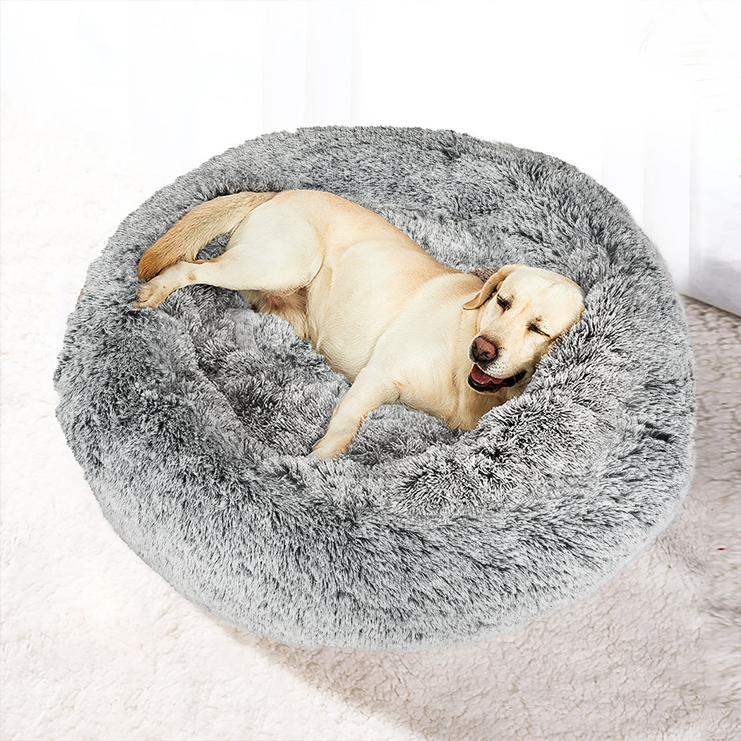 PaWz Pet Bed Memory Foam Dog Donut Charcoal X-Large-1910112490969239559