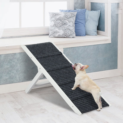 PaWz Adjustable Dog Ramp Height Stair White-1910112466059268103