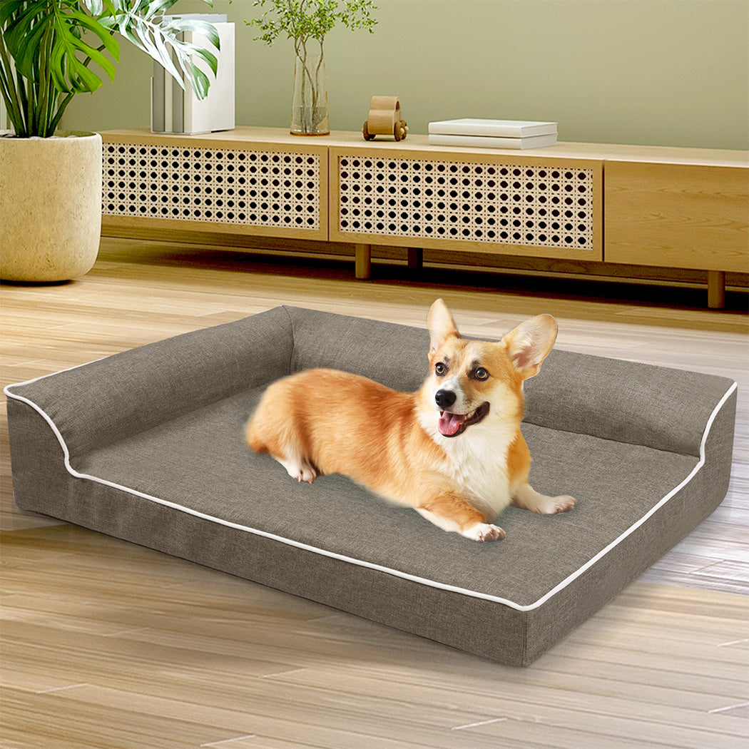 Pawz Orthopedic Dog Bed L Coffee-1910112251352846343
