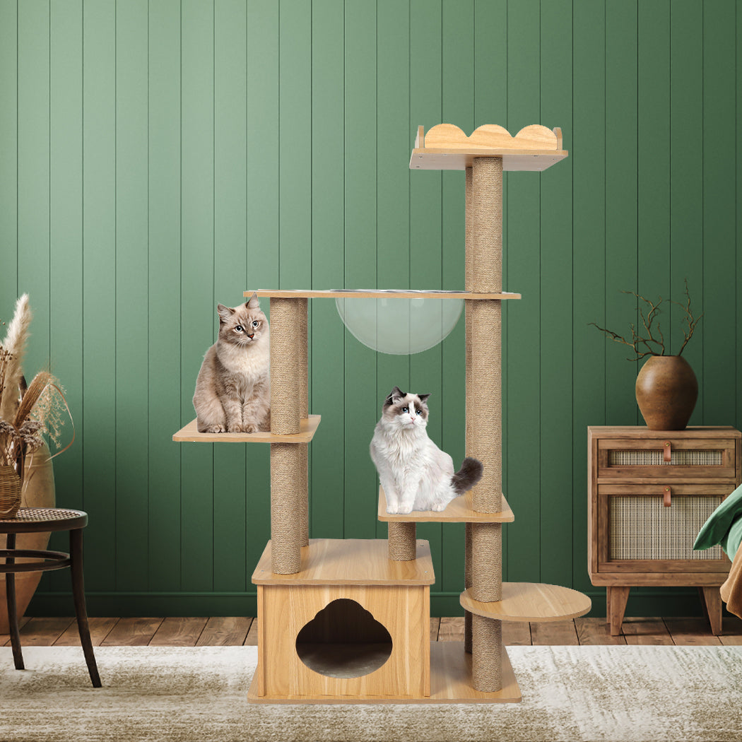PaWz Cat Tree Scratching Post Scratcher-1910112470442315783