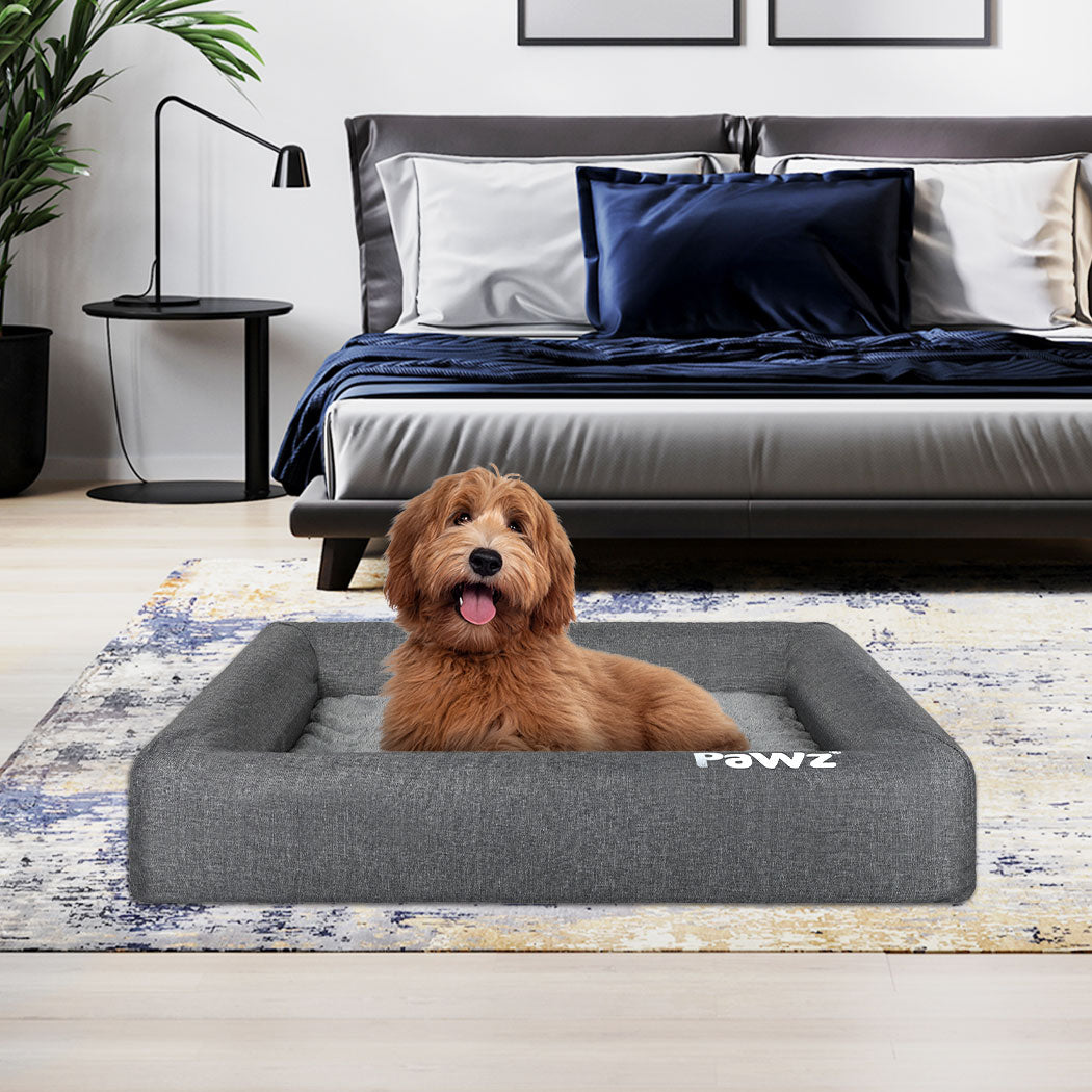 PaWz Memory Foam Pet Bed Calming Dog M Medium-1910112480118575111