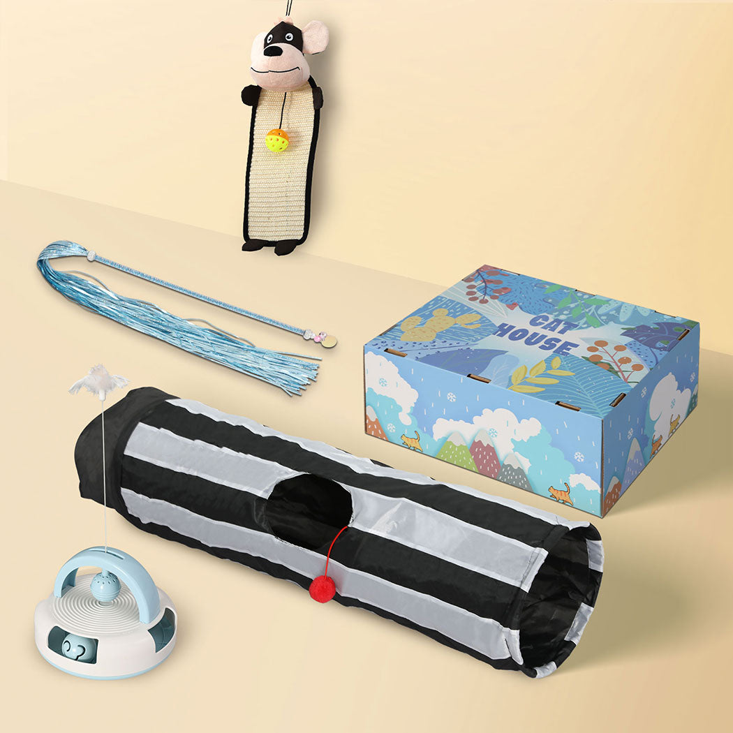 PaWz Interactive Pet Toy Set Cat Tunnel-1910112482467385350