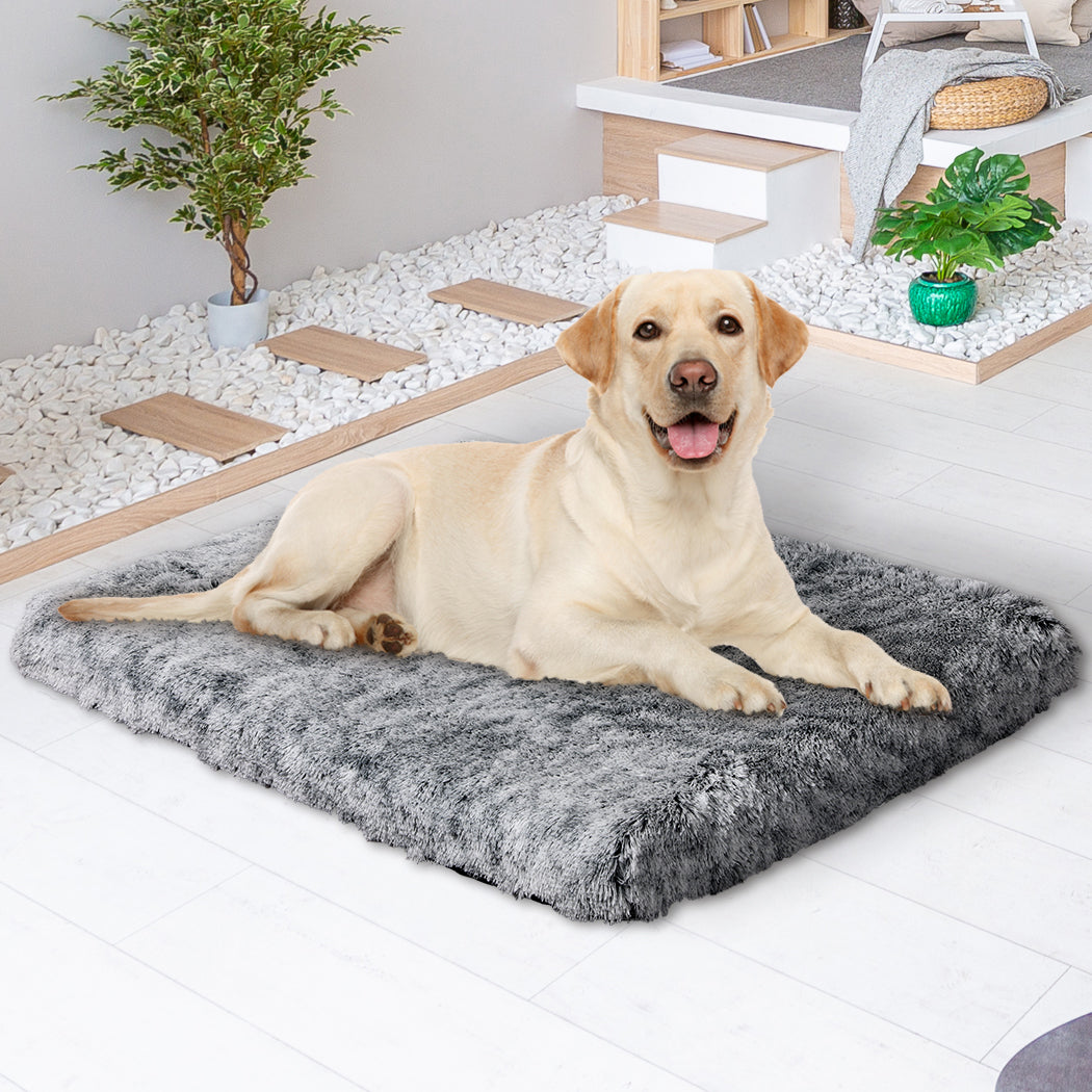 PaWz Dog Mat Pet Calming Bed Memory L Charcoal Large-1910112983359557639