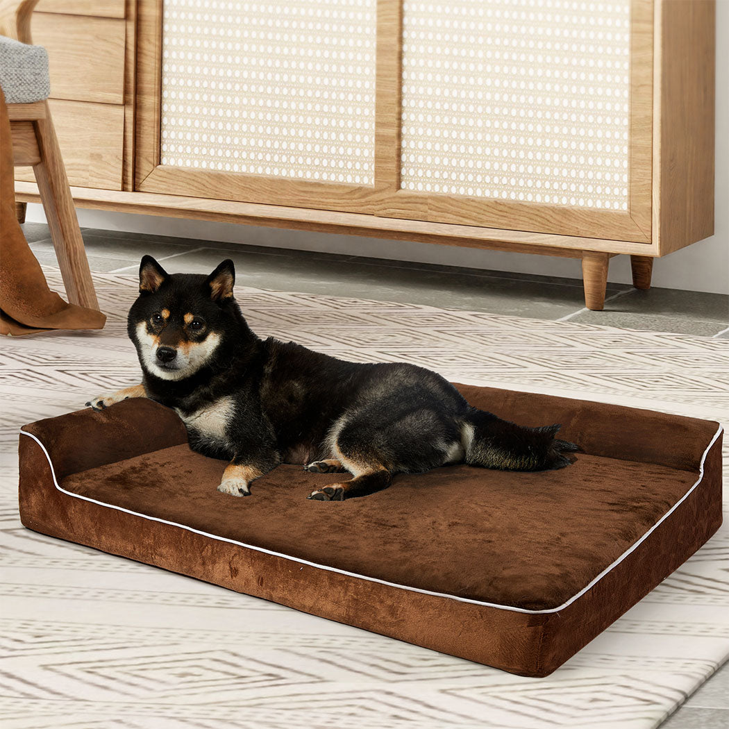 Pawz Orthopedic Dog Bed L Coffee-1910112251533201415