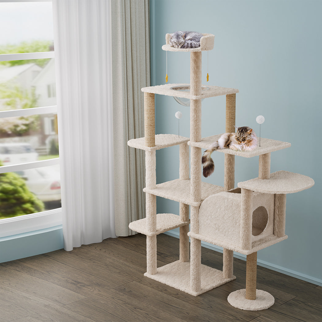 Pawz Cat Tree Tower Large Scratcher Condo House 172cm-1919278362585600007