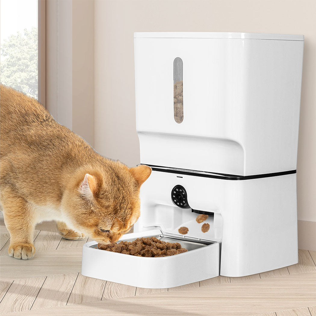 Pawz 2-in-1 Automatic Pet Feeder Wifi Camera Laser Toy-1919278362916950023