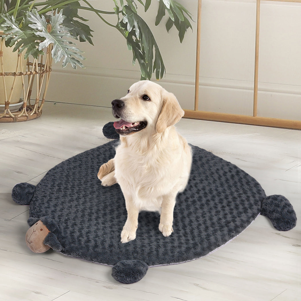 PaWz Pet Bed Cat Calming Bed Dog Squeaky M Charcoal Medium-1910112964594241543