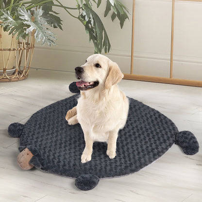 PaWz Pet Bed Cat Calming Bed Dog Squeaky M Charcoal Medium-1910112964594241543