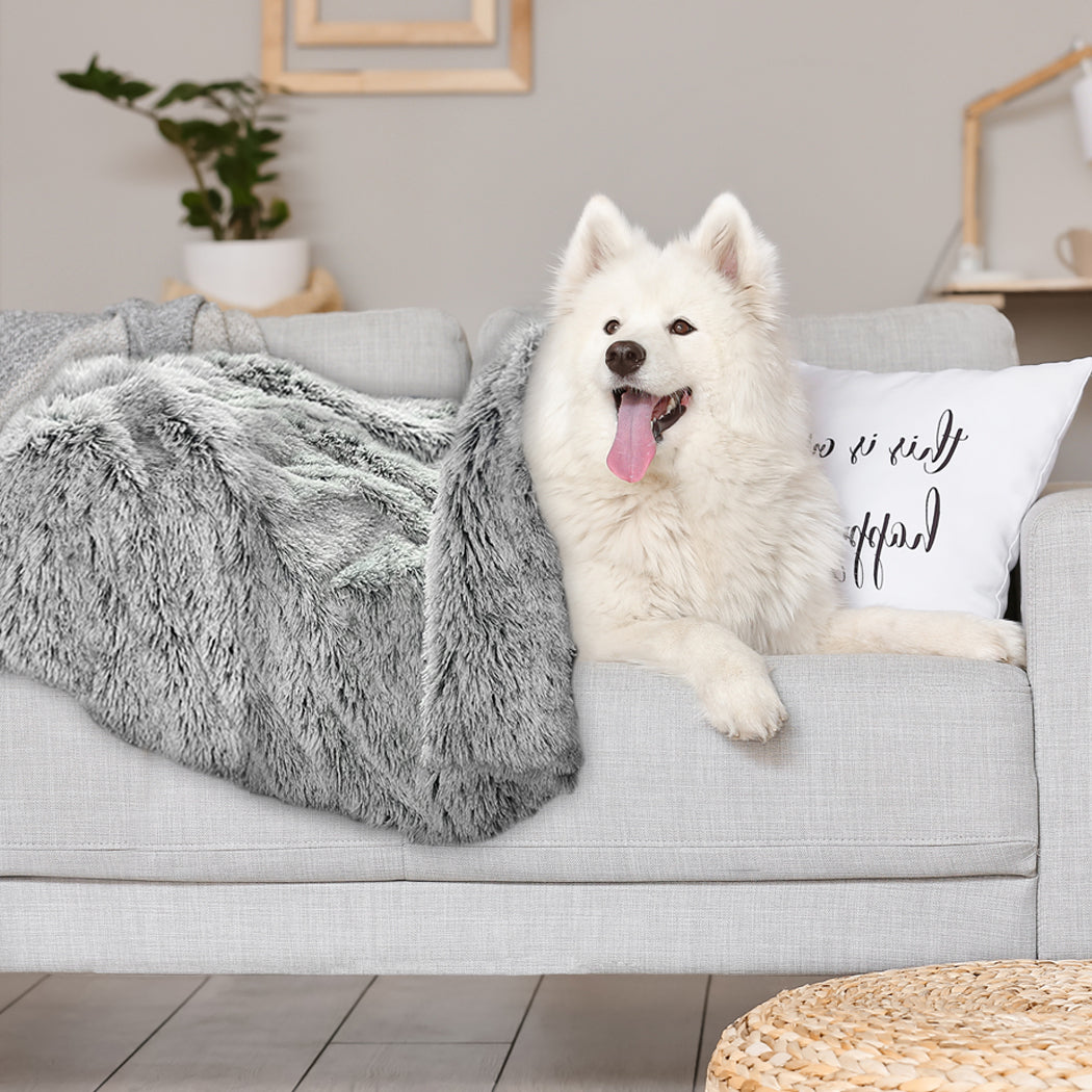 PaWz Dog Blanket Pet Cat Mat Puppy Warm Charcoal-1910112981476315143