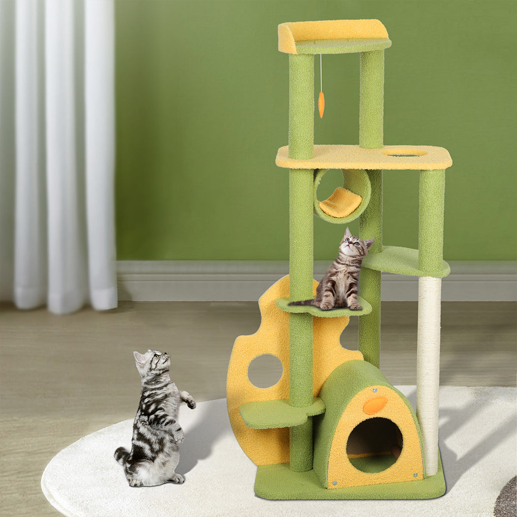 PaWz Cat Tree Kitten Furniture Condo-1910112486594580486