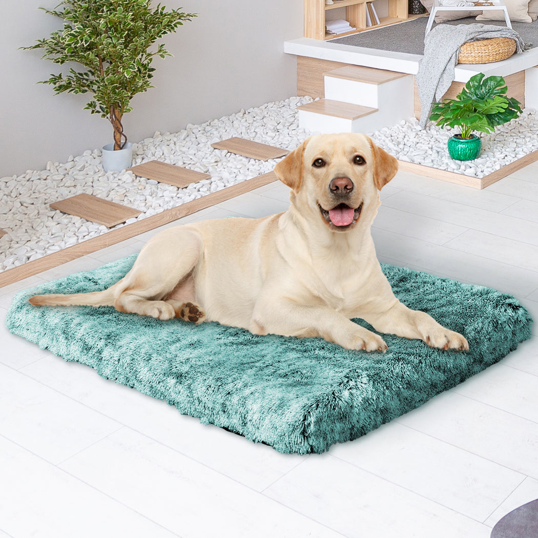PaWz Dog Mat Pet Calming Bed Memory L Green Large-1910112983674130439