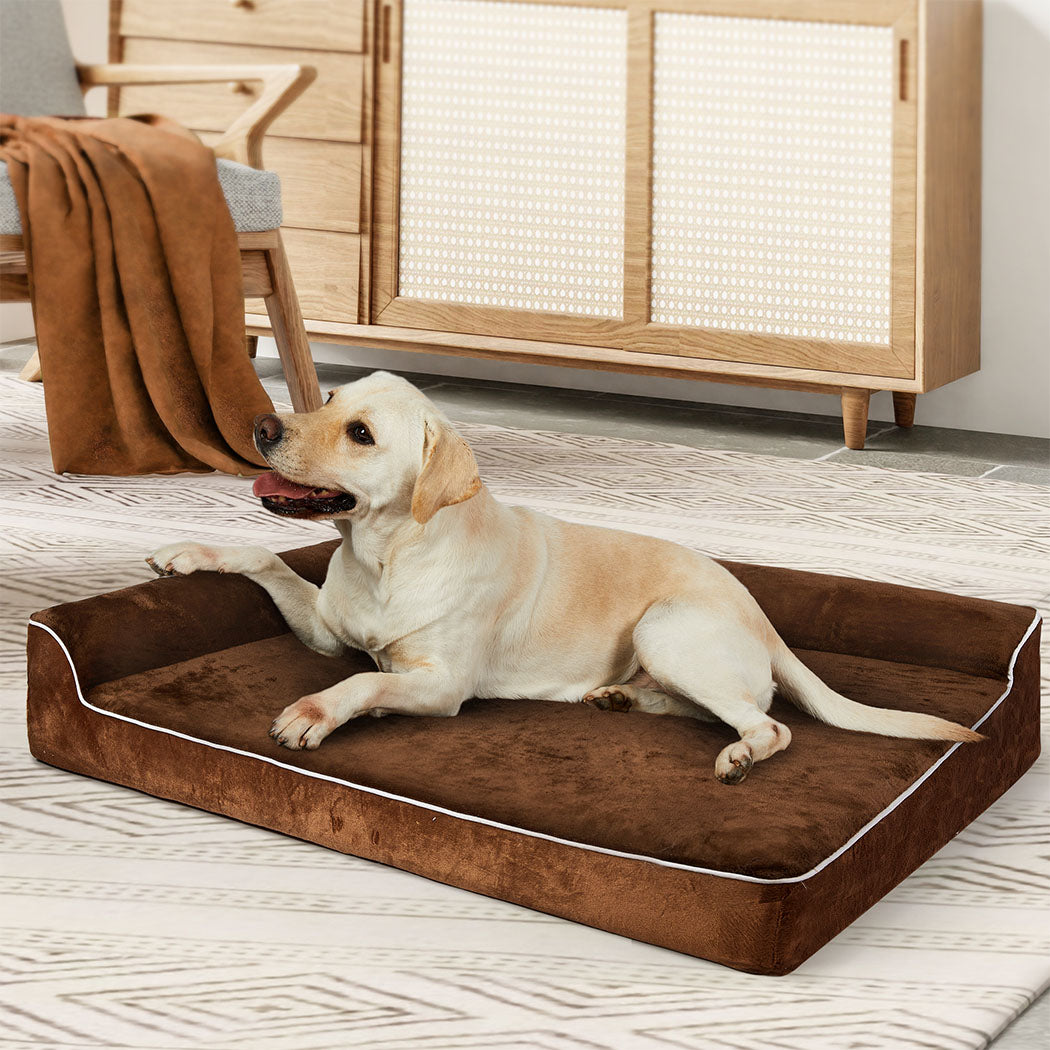 Pawz Orthopedic Dog Bed XL Coffee-1910112253290614791