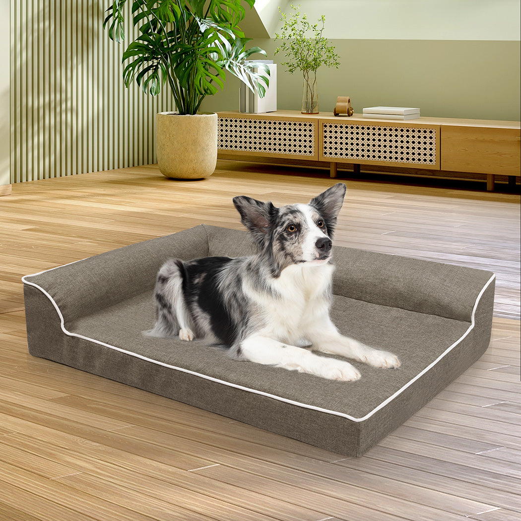 Pawz Orthopedic Dog Bed XL Coffee-1910112253030567943