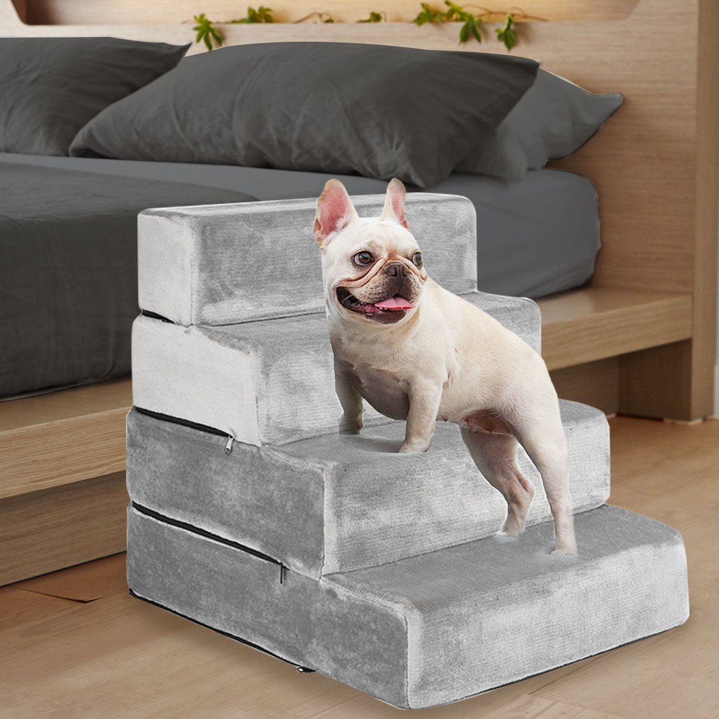 PaWz Pet Stairs 4 Step Ramp Portable X-Large-1910112952934076422
