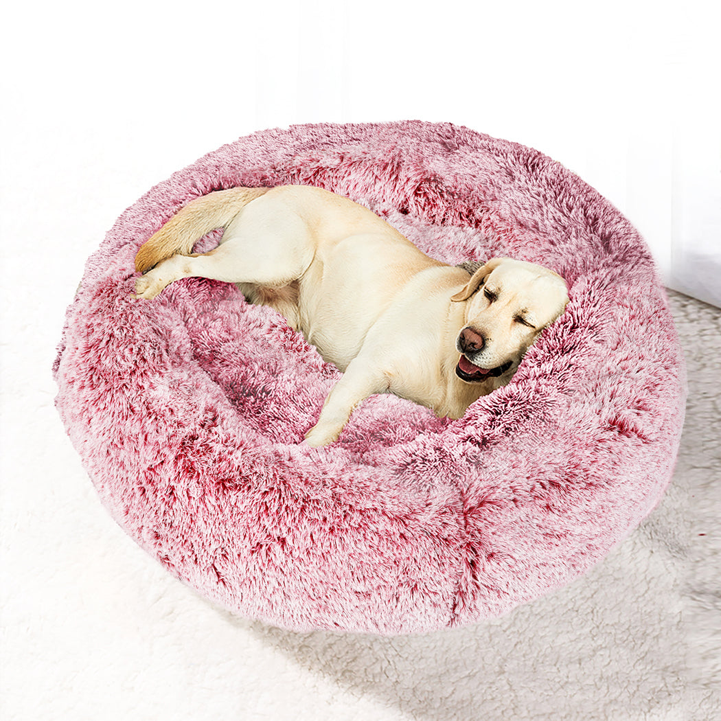 PaWz Pet Bed Memory Foam Dog Donut Pink X-Large-1910112491321561095