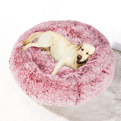 PaWz Pet Bed Memory Foam Dog Donut Pink X-Large-1910112491321561095