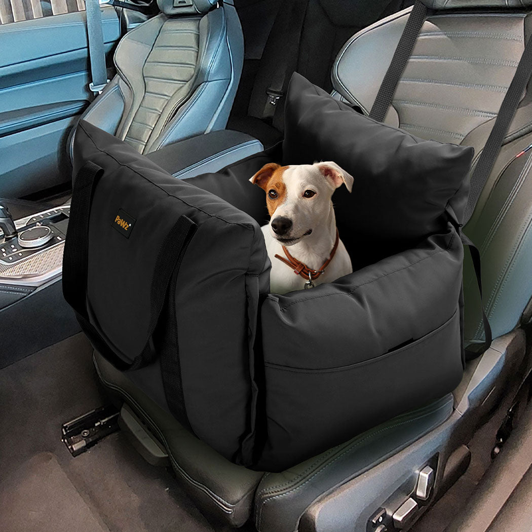 PaWz Dog Car Seat Booster Belt Black-1910112494991577095