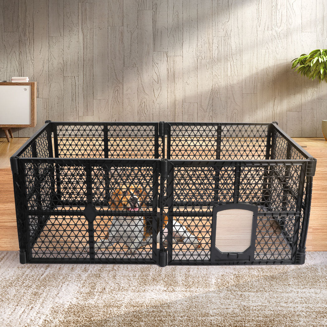 PaWz Pet Playpen Folding Dog Plastic M Medium-1910112978666131463