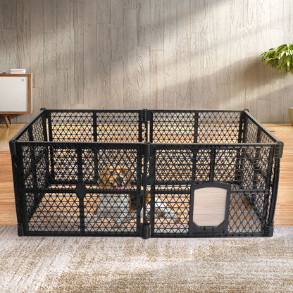 PaWz Pet Playpen Folding Dog Plastic M Medium-1910112978666131463