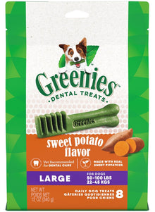 Greenies Dog Sweet Potato Treat Large 340g