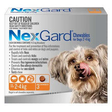 NexGard Chew Small (Orange) 2-4kg 3pk