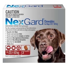 Nexgard Chew XLarge (Red) 25.1-50kg 3pk
