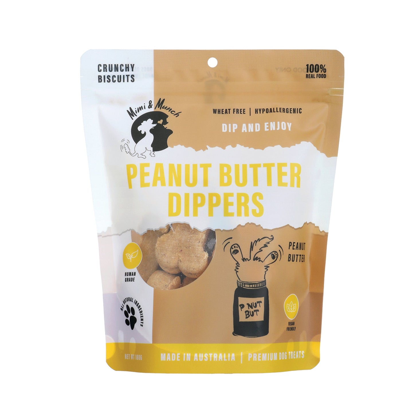 Peanut Butter Dipper Natural Dog Treats