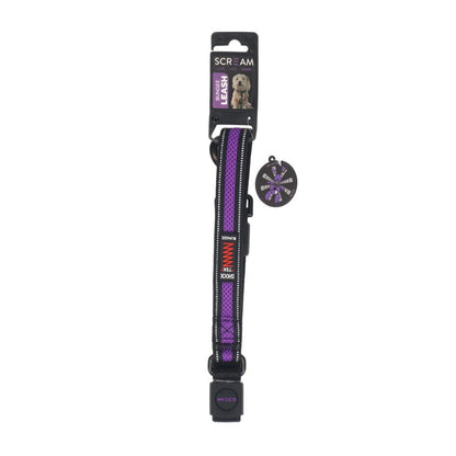 Scream Reflective Bungee Leash with Padded Handle