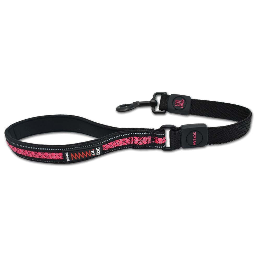 Scream Reflective Bungee Leash with Padded Handle
